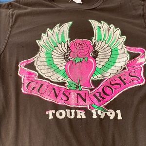 Madeworn guns and roses t shirt